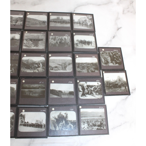 353 - Large Quantity of Military Lantern Slides Boer War / WWI