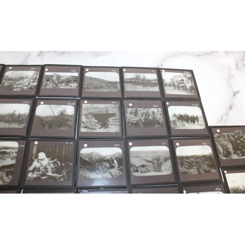 353 - Large Quantity of Military Lantern Slides Boer War / WWI