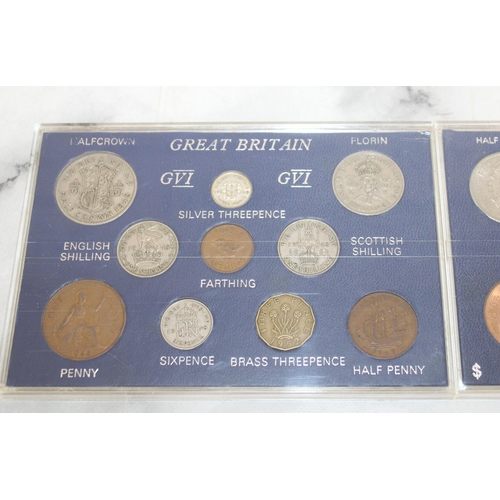 298 - King George and Queen Elizabeth Coin Sets