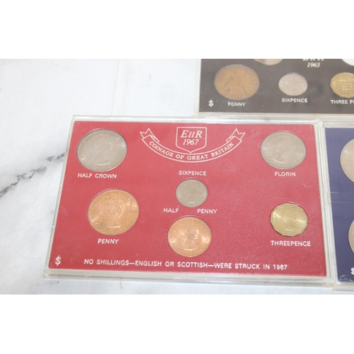 301 - Three Coin Sets in Cases