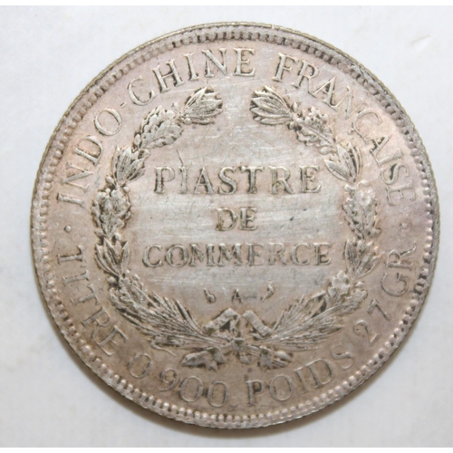 269 - 1890 French Indo-China Piastre Silver Coin