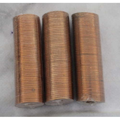 270 - 3 Unopened Tubes of Half Penny Coins