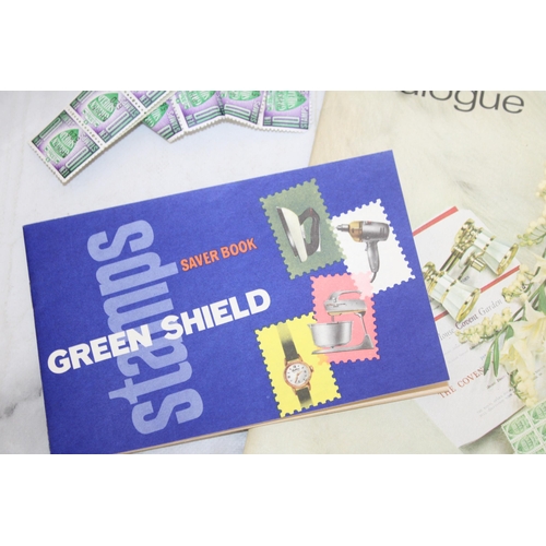 175 - Greenshield Collectable Stamp Album with Loose Stamps- Plus some Co-op