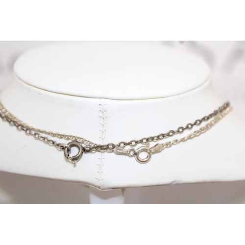 50 - Two 925 Silver Necklaces
All Proceeds Go To Charity
Lengths-16in & 20in