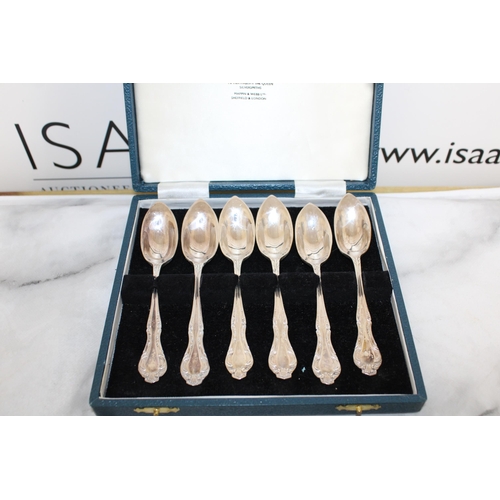 52 - Mappin and Webb Boxed Silver Plated Tea Spoons
All Proceeds Go To Charity