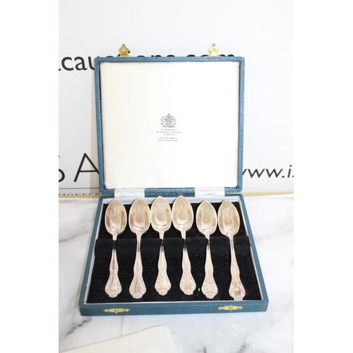 52 - Mappin and Webb Boxed Silver Plated Tea Spoons
All Proceeds Go To Charity