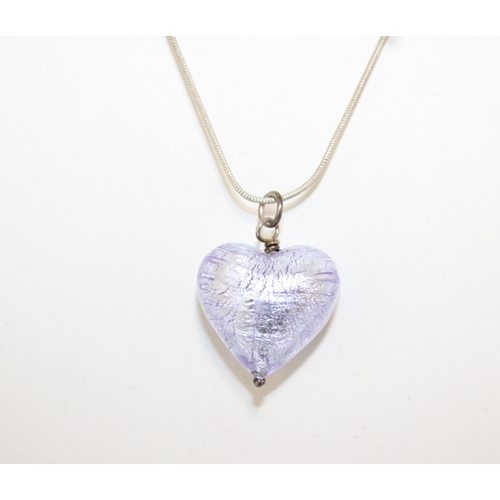 54 - Silver 925 Heart Pendant Necklace & Bracelet
All Proceeds Go To Charity
Necklace Length -16in