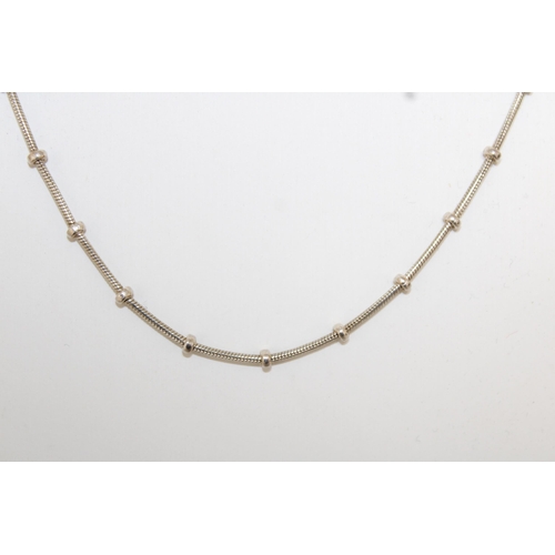 71 - Silver Italy 925 Necklace 18 inch