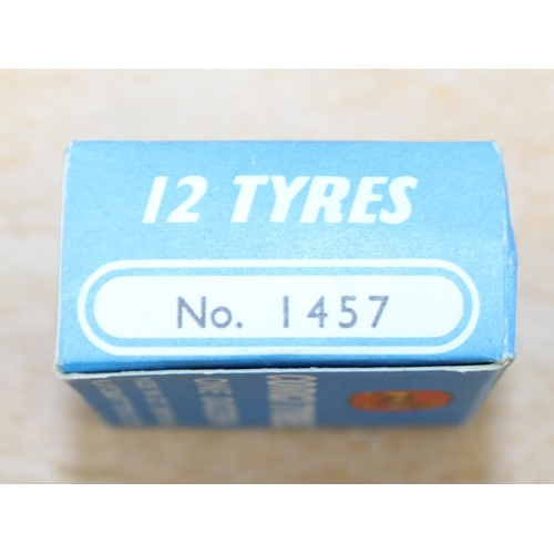 808 - Original Corgi Tyres x 12 No 1457 