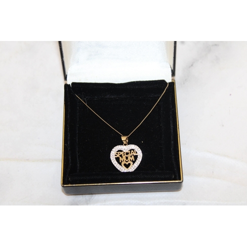 95 - Stamped 375 Gold Necklace & Pendant In A Box
Length-18 in
Weight-1.28g
All Proceeds Go To Charity