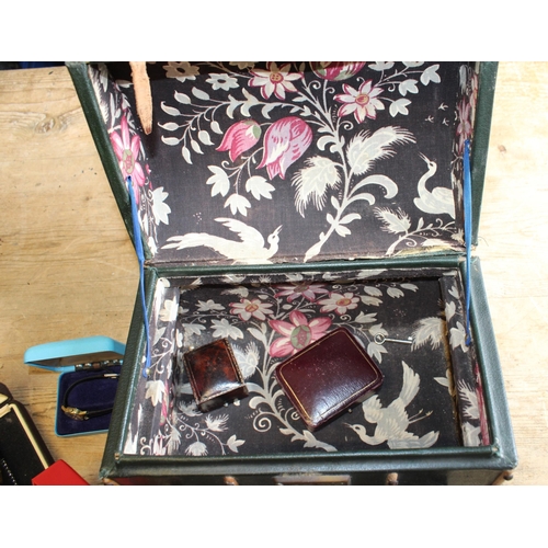 143 - Jewellery Box with Ladies Fashion Items and Watches