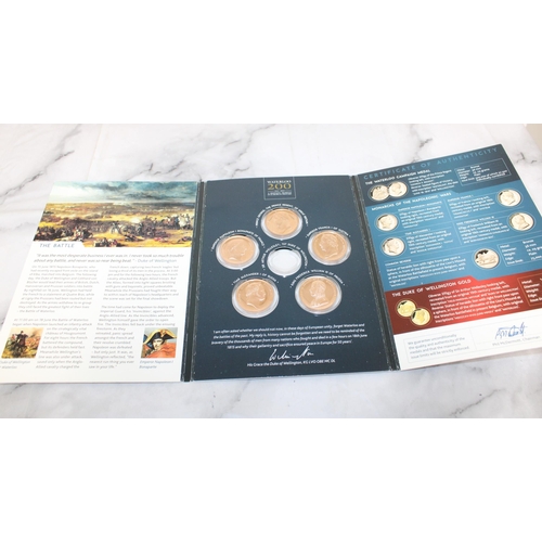 280 - The Battle Of Waterloo Mint 1815-2015 Coin Collection