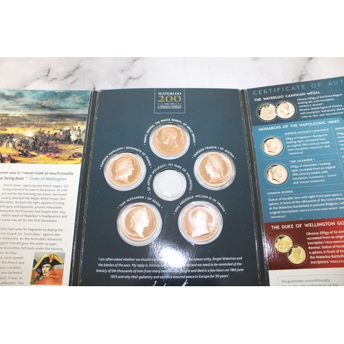 280 - The Battle Of Waterloo Mint 1815-2015 Coin Collection