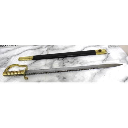 839 - Wilkinson M1856 Pioneers Sawback Short Sword in Scabbard

Collection Only