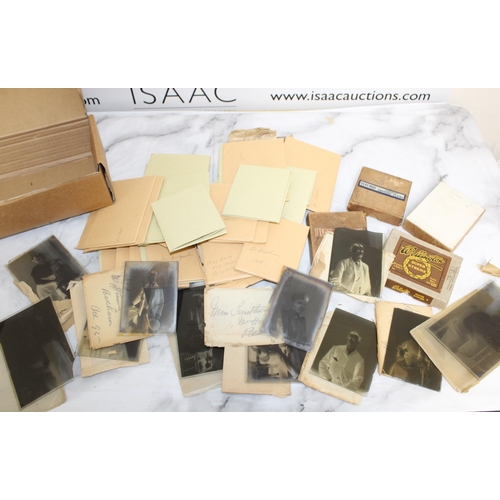 53 - Quantity of Glass Photographic Slides and empty Lantern boxes.