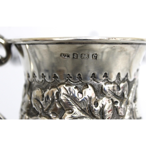 501 - Silver Hallmarked Christening Cup Weight-115g
Inscribed JHB 28-6-1902
Height-9cm