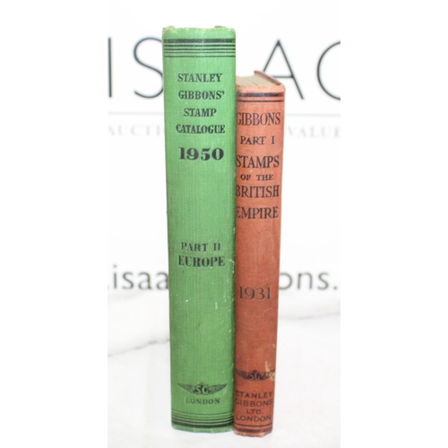 19 - Two Stanley Gibbon's Hardback Books 1931-1950
Stamps British Empire 1931
Part II Foreign Countries 1... 