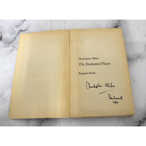 22 - Signed Copy Of The Enchanted Places By Christopher Milne