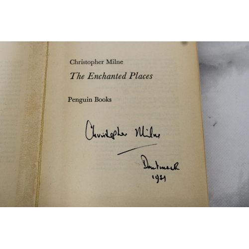 22 - Signed Copy Of The Enchanted Places By Christopher Milne