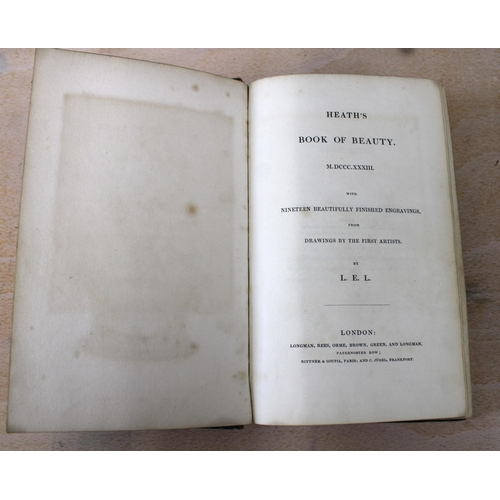 28 - Heath's Book Of Beauty 1833 By L.E.L Book