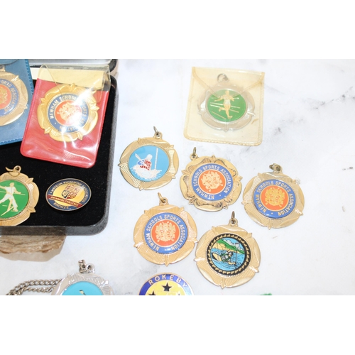 632 - Quantity Of Sporting Fobs/Badges Etc