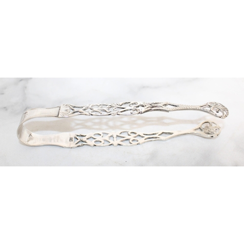 508 - Silver Hallmarked Sugar Tongs Total Weight-35g