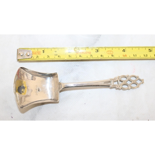 513 - Silver Hallmarked Shovel Spoon