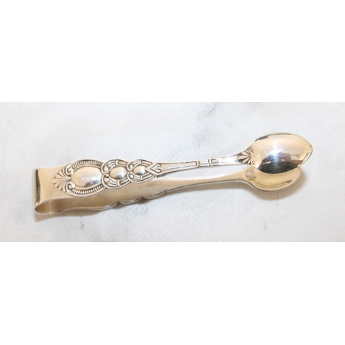 517 - Silver Hallmarked Sugar Tongs