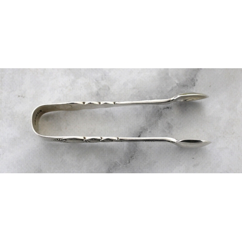 517 - Silver Hallmarked Sugar Tongs