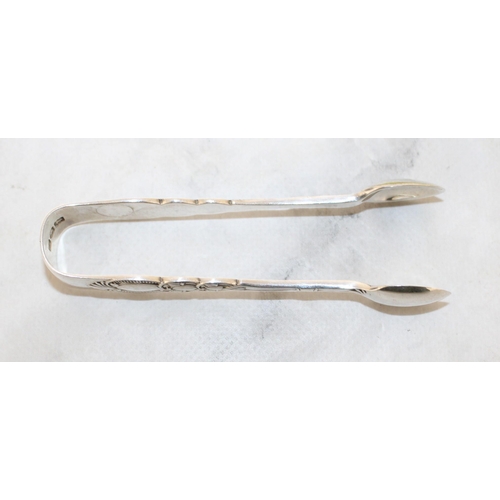 517 - Silver Hallmarked Sugar Tongs