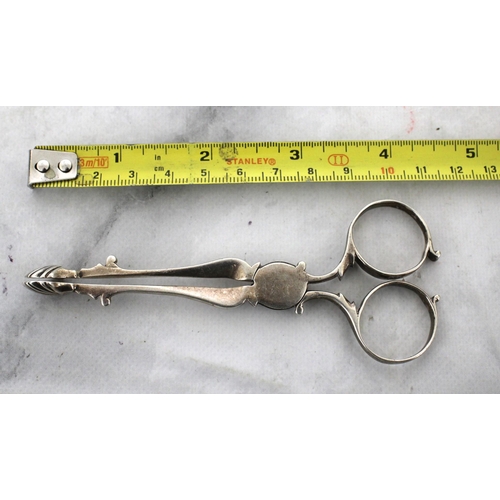 518 - Silver Hallmarked Sugar Tongs