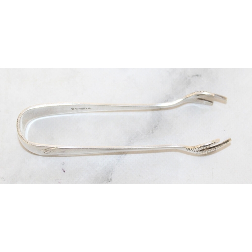 519 - Stamped EP Sugar Tongs