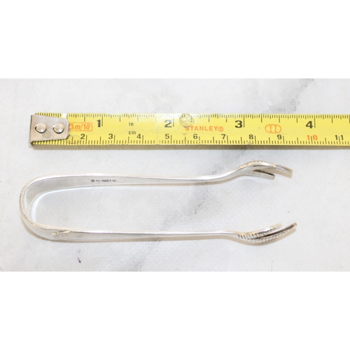 519 - Stamped EP Sugar Tongs