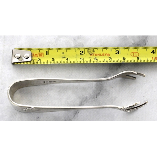 519 - Stamped EP Sugar Tongs