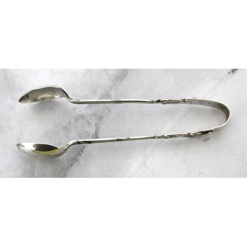 523 - Silver Hallmarked Sugar Tongs