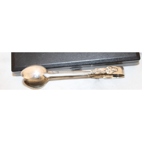 523 - Silver Hallmarked Sugar Tongs