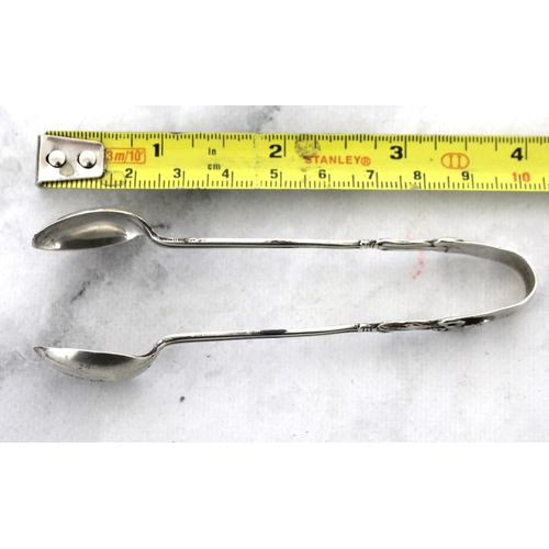 523 - Silver Hallmarked Sugar Tongs