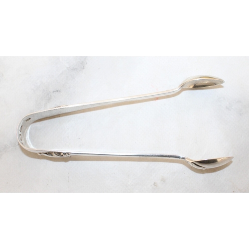 525 - Silver Hallmarked Sugar Tongs