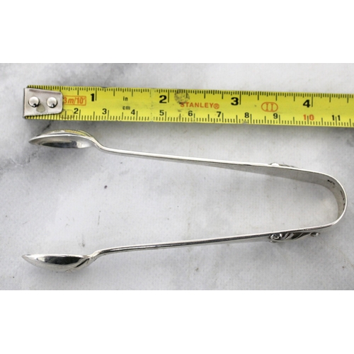 525 - Silver Hallmarked Sugar Tongs