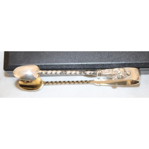 529 - Silver Hallmarked Sugar Tongs