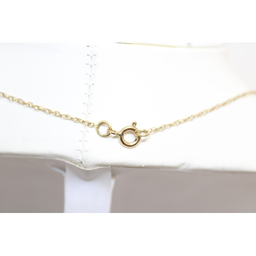 588 - Hallmarked 375 Gold Necklace Weight-1.21g Length-18in In A Box
All Proceeds Go To Charity