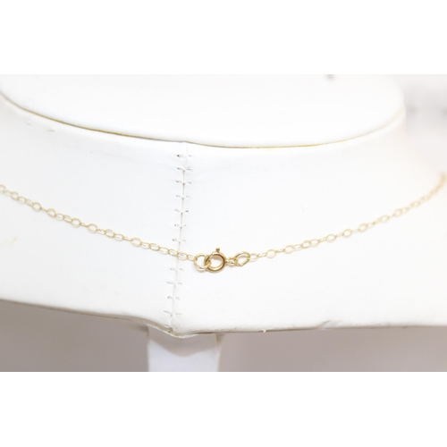 589 - Stamped 375 Gold Necklace With Sagittarius Sign Pendant Weight-0.74g
In Box
All Proceeds Go To Chari... 