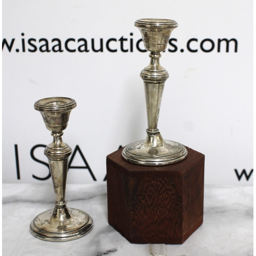 532 - Pair Of Silver Hallmarked Candle Sticks Total Weight-215g
Height-13cm
All Proceeds Go To Charity