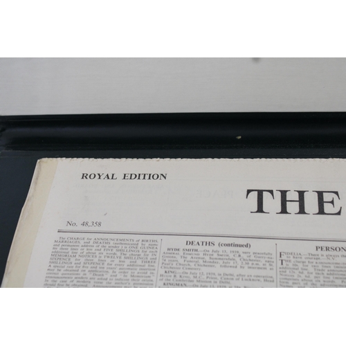 2 - THE TIMES LONDON SATURDAY JULY 15 1939 & THE TIMES LONDON MONDAY JULY 15 1839 Newspaper In Case
All ... 