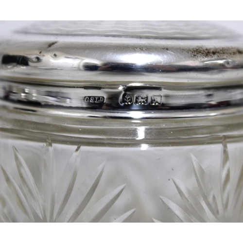 535 - Two Silver Hallmarked Topped Items 
Tallest-6cm