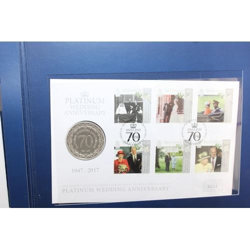 404 - The Platinum Wedding Anniversary Coin First Day Collection