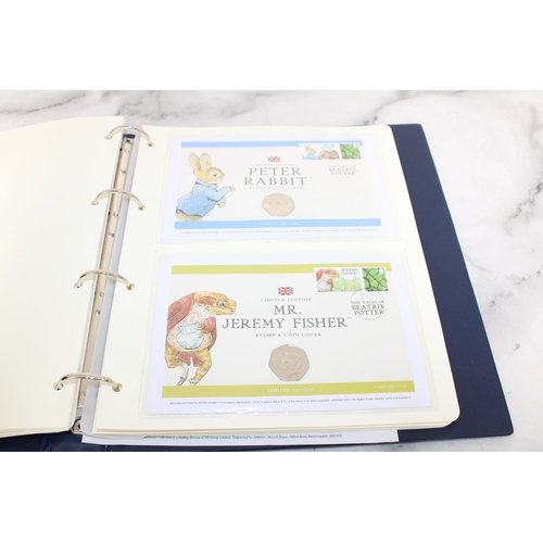 406 - The Tales Of Beatrix Potter UK Coin Cover Collection In Folder