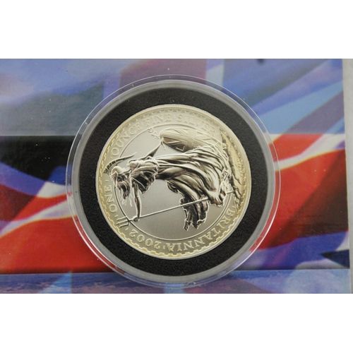 244 - British Royal Mint Ladies Of Liberty U.S Silver Eagle & U.K Silver Britannia Set