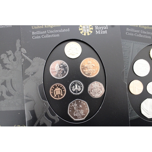 255 - THE ROYAL MINT UK BRILLIANT UNCIRCULATED COIN COLLECTION EMBLEMS OF BRITAIN