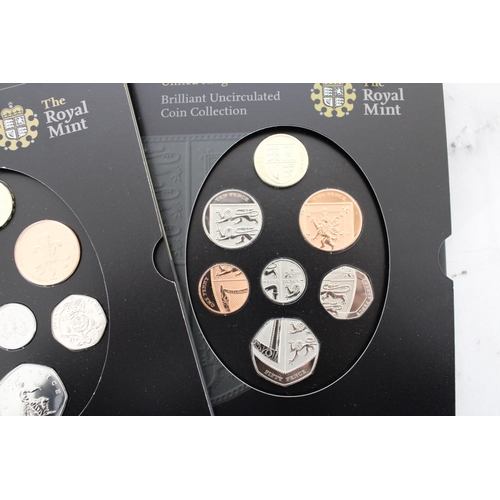 255 - THE ROYAL MINT UK BRILLIANT UNCIRCULATED COIN COLLECTION EMBLEMS OF BRITAIN